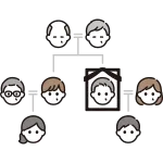 Inheritance Chart SVG Icon
